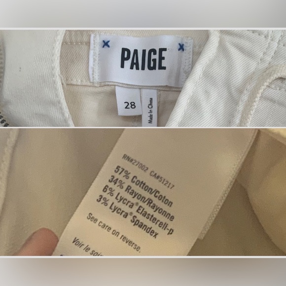 Paige | Carly Pant - Vintage Pale Daffodil wide leg pants size 28 - Picture 4 of 7